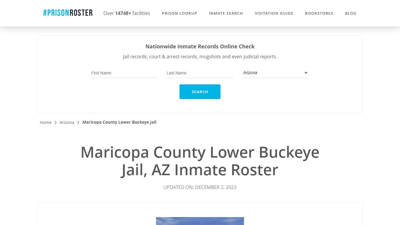 Maricopa County Lower Buckeye Jail, AZ Inmate Roster - Prisonroster